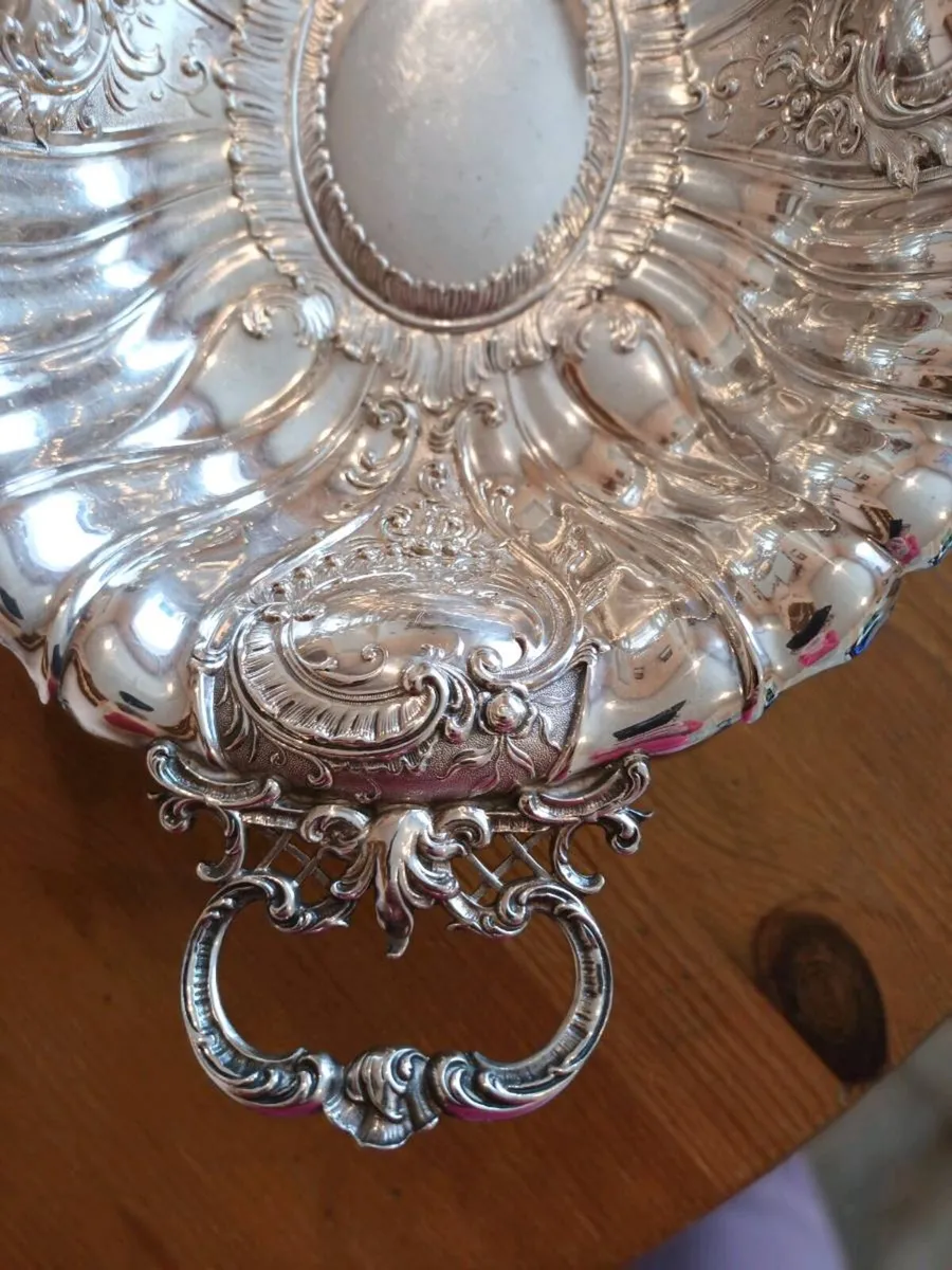 Antique German WMF Silver Plated  Fruit Dish - Image 2