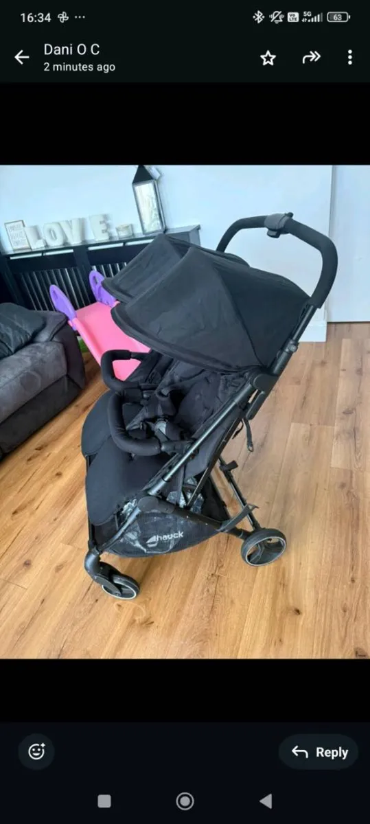 Hauck twin stroller - Image 2