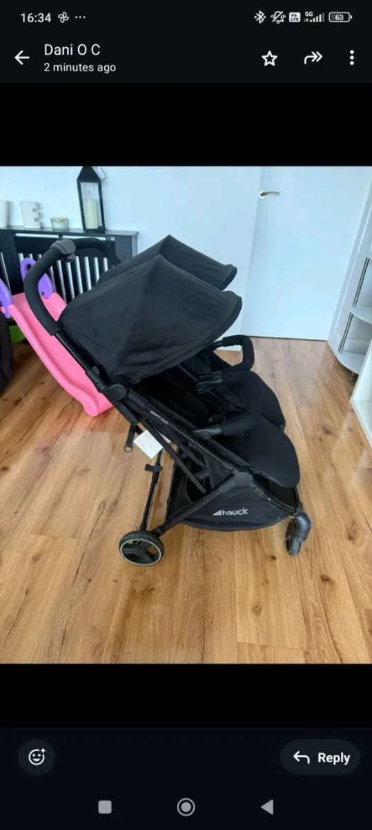 Hauck twin stroller - Image 4