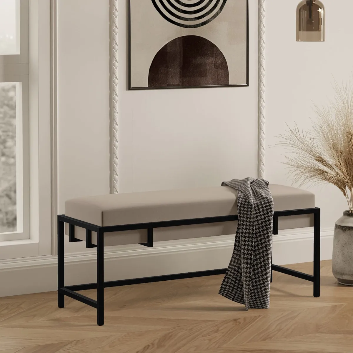 Lexi Modern Glam Upholstered Bench - Image 4