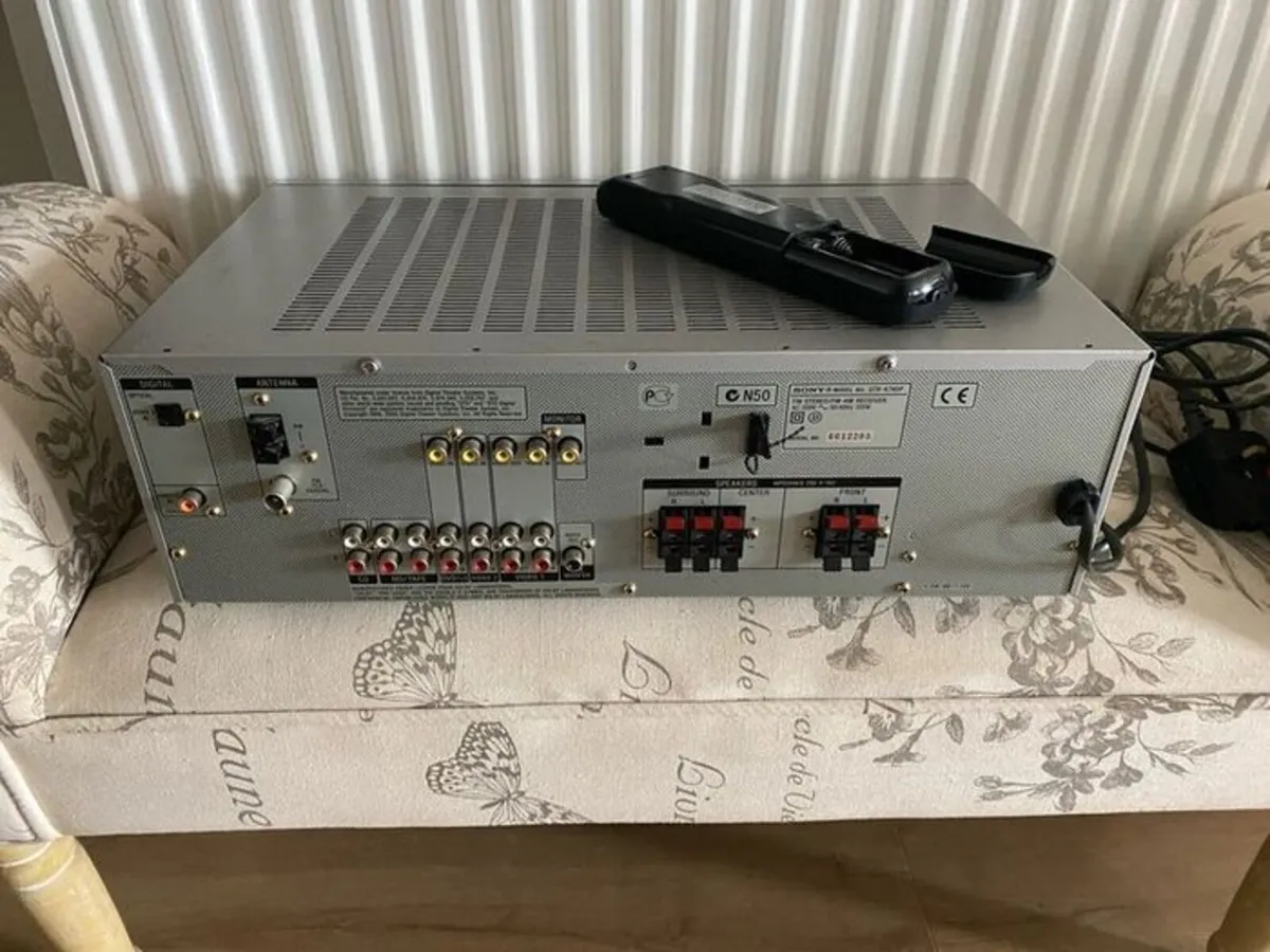 Stereo Receiver Silver Sony STR-K740P FM-AM - Image 2