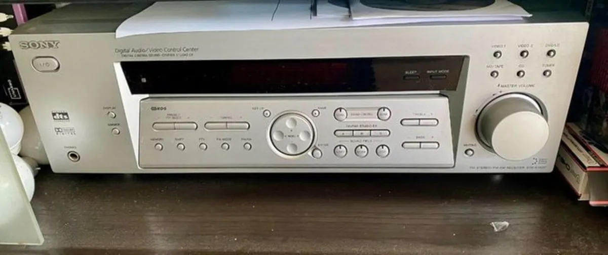 Stereo Receiver Silver Sony STR-K740P FM-AM - Image 4