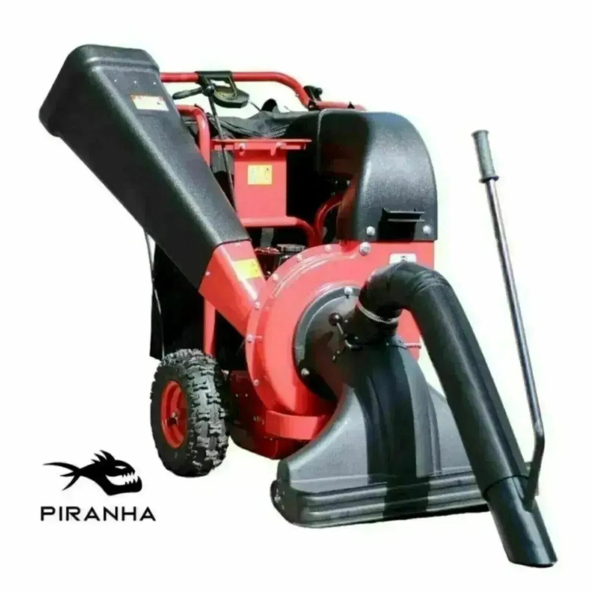 Piranha Deluxe Wheeled Leaf Vacuum Garden Shredder - Image 2
