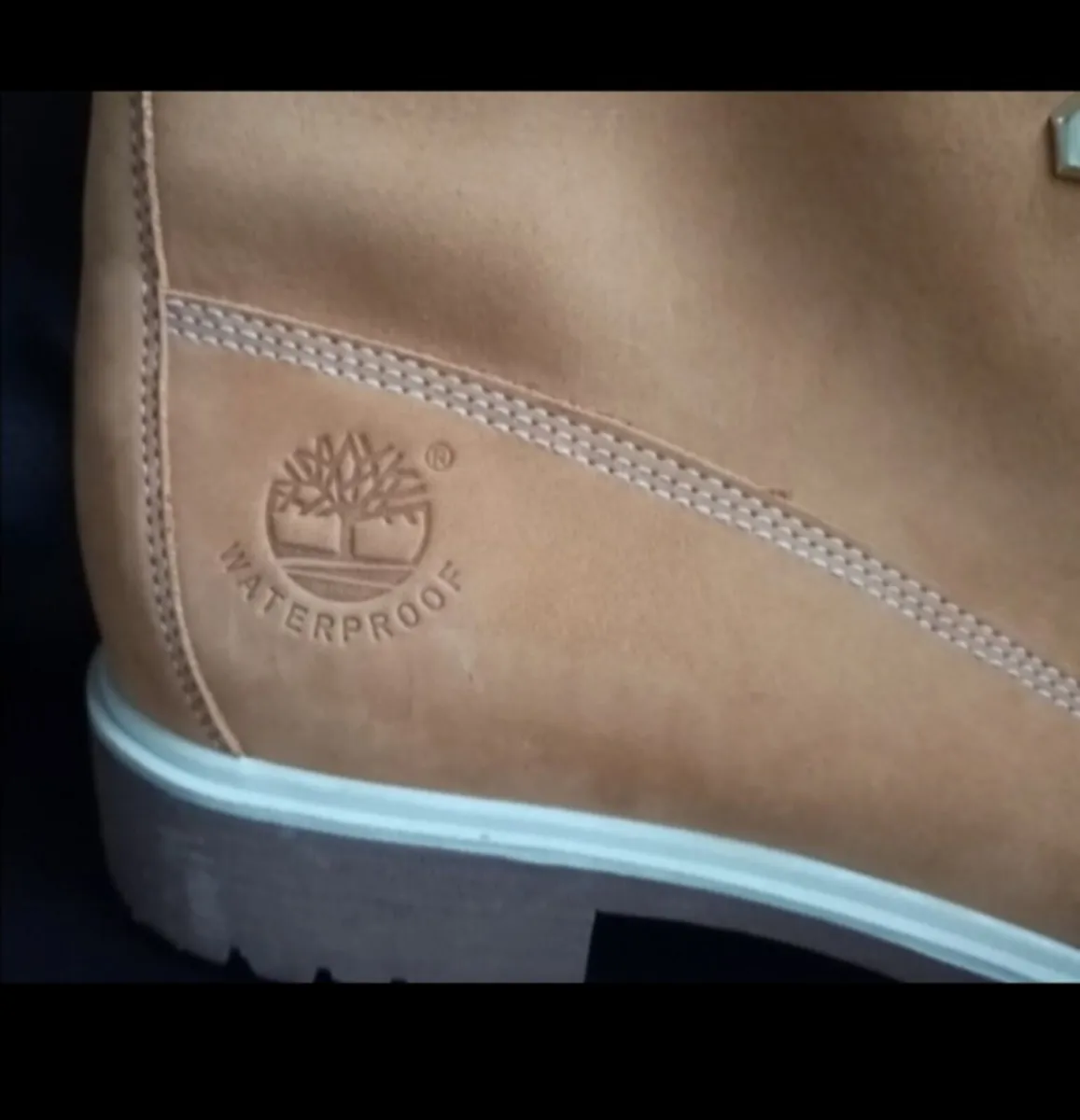 Timberland Tan Lace Up Boots - Image 3