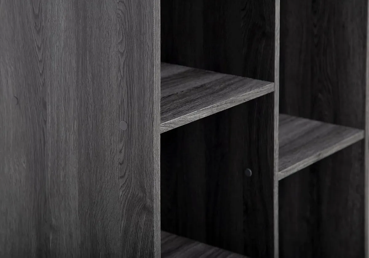 Wooden Storage Shelf Cabinet Cube Bookcase Open - Image 3