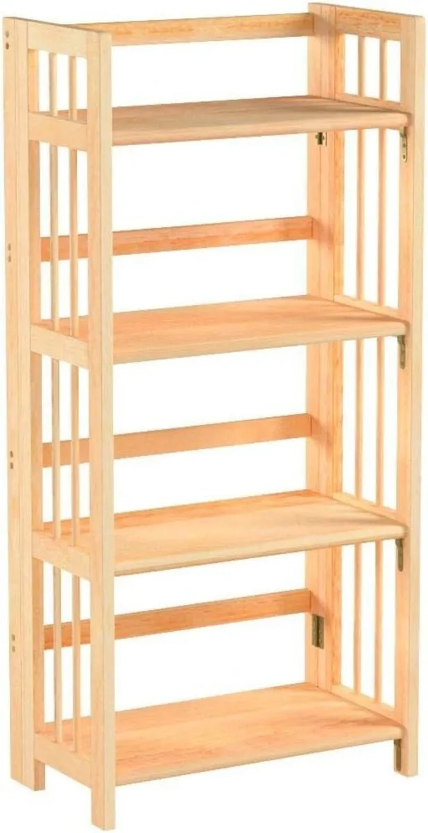 Housewares Rubberwood Racking Storage Shelving - Image 4
