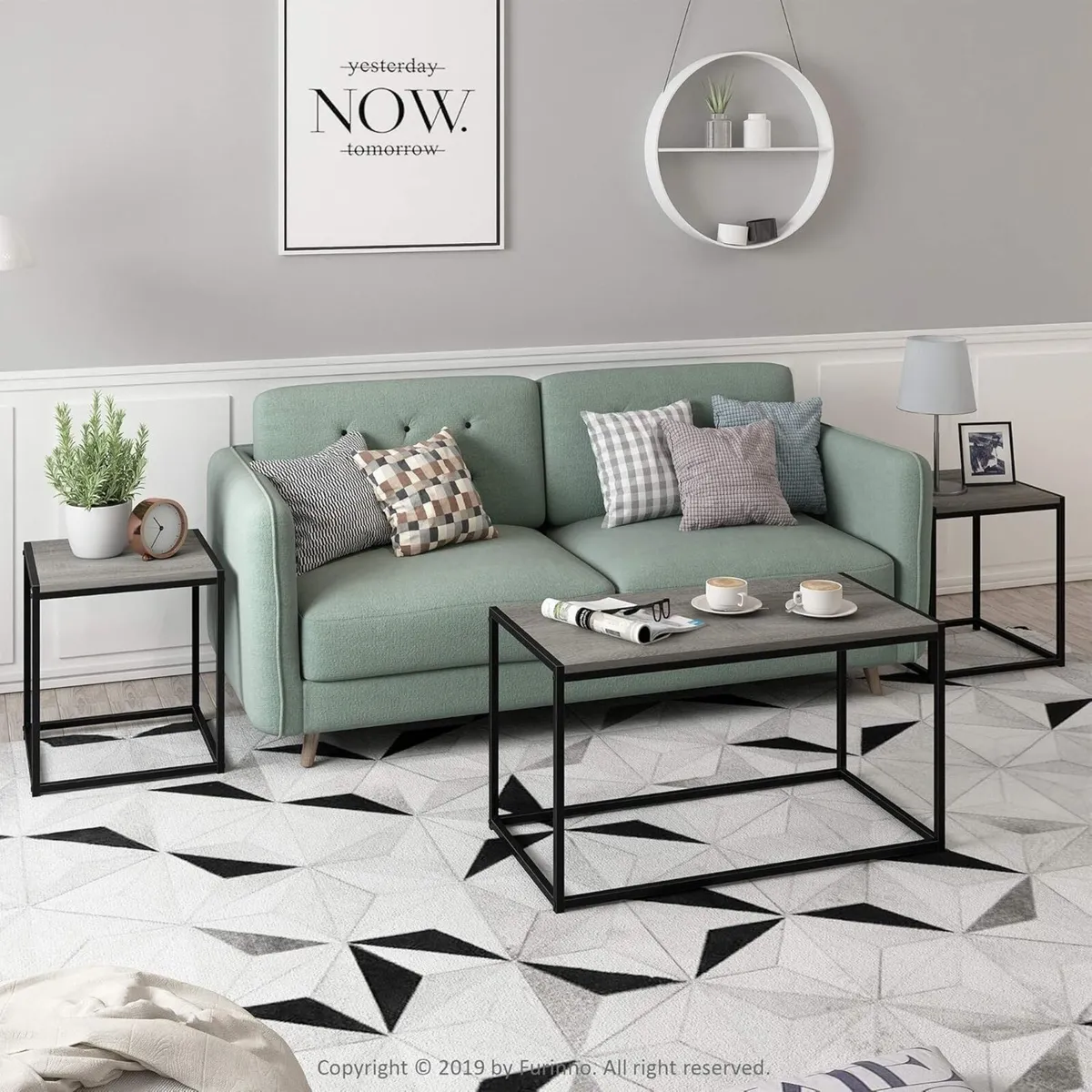 Camnus Modern Living Room Table Set with One - Image 2