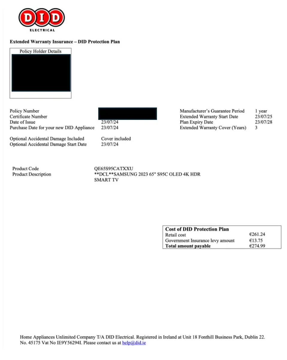 Samsung S95C 65” QD-OLED 4K TV (2023) + Warranty - Image 2