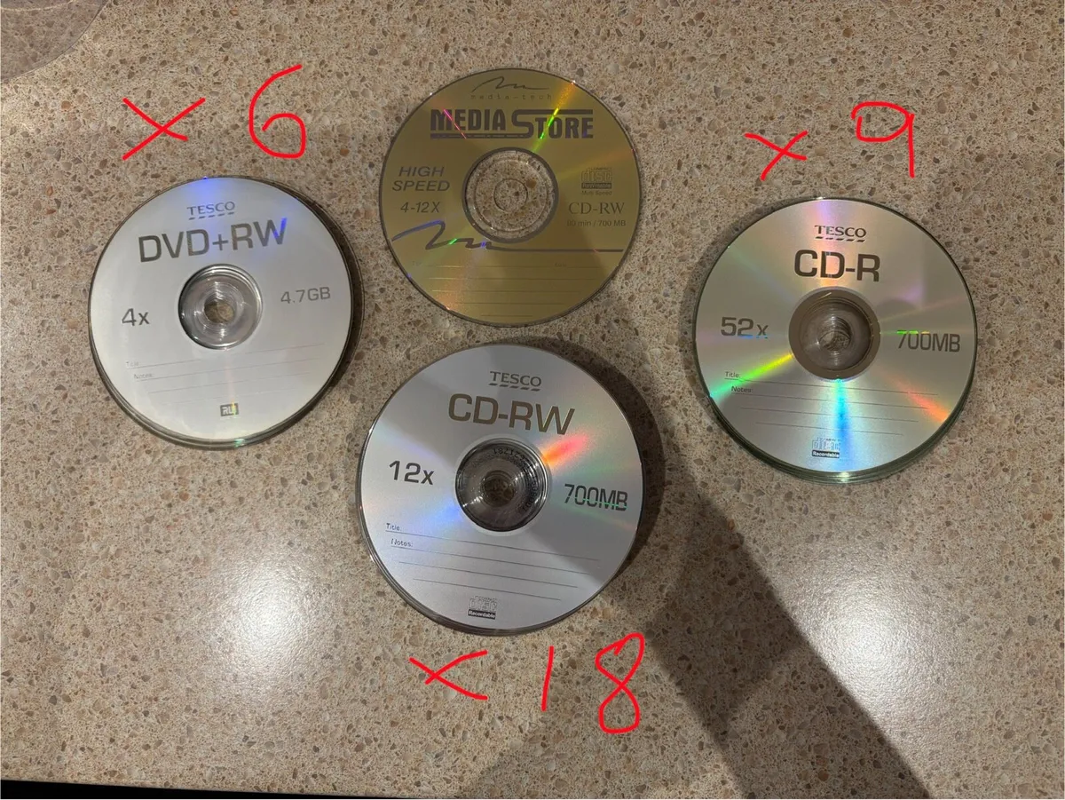 CD-R CD-RW DVD+RW