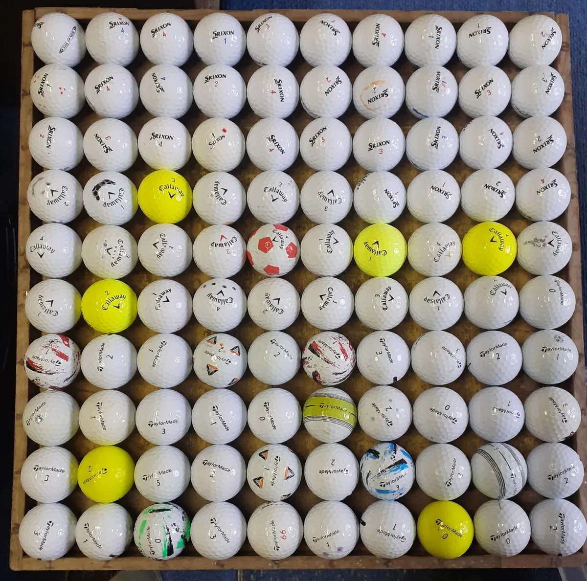100 Grade A golf balls  60eu
