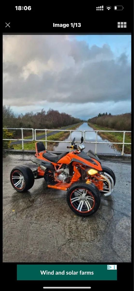 Street fighter 250cc 2018 quad - Image 2