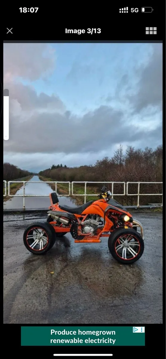 Street fighter 250cc 2018 quad - Image 3