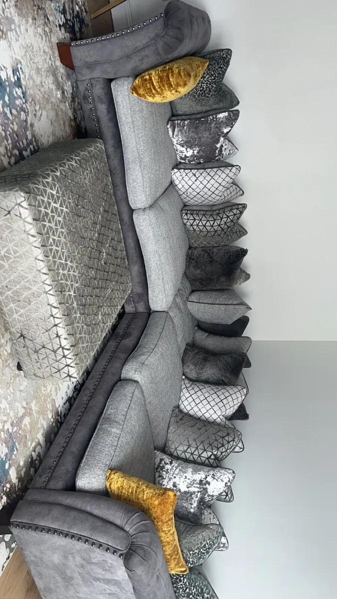 Cornor sofa 1 seater and footstool - Image 2