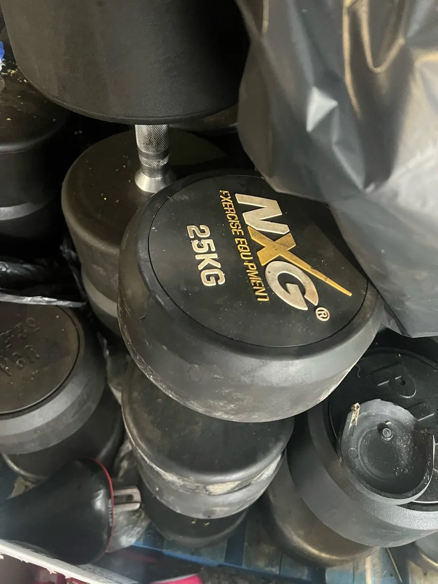Dumbbells €2 per kgs NEW not many left - Image 3