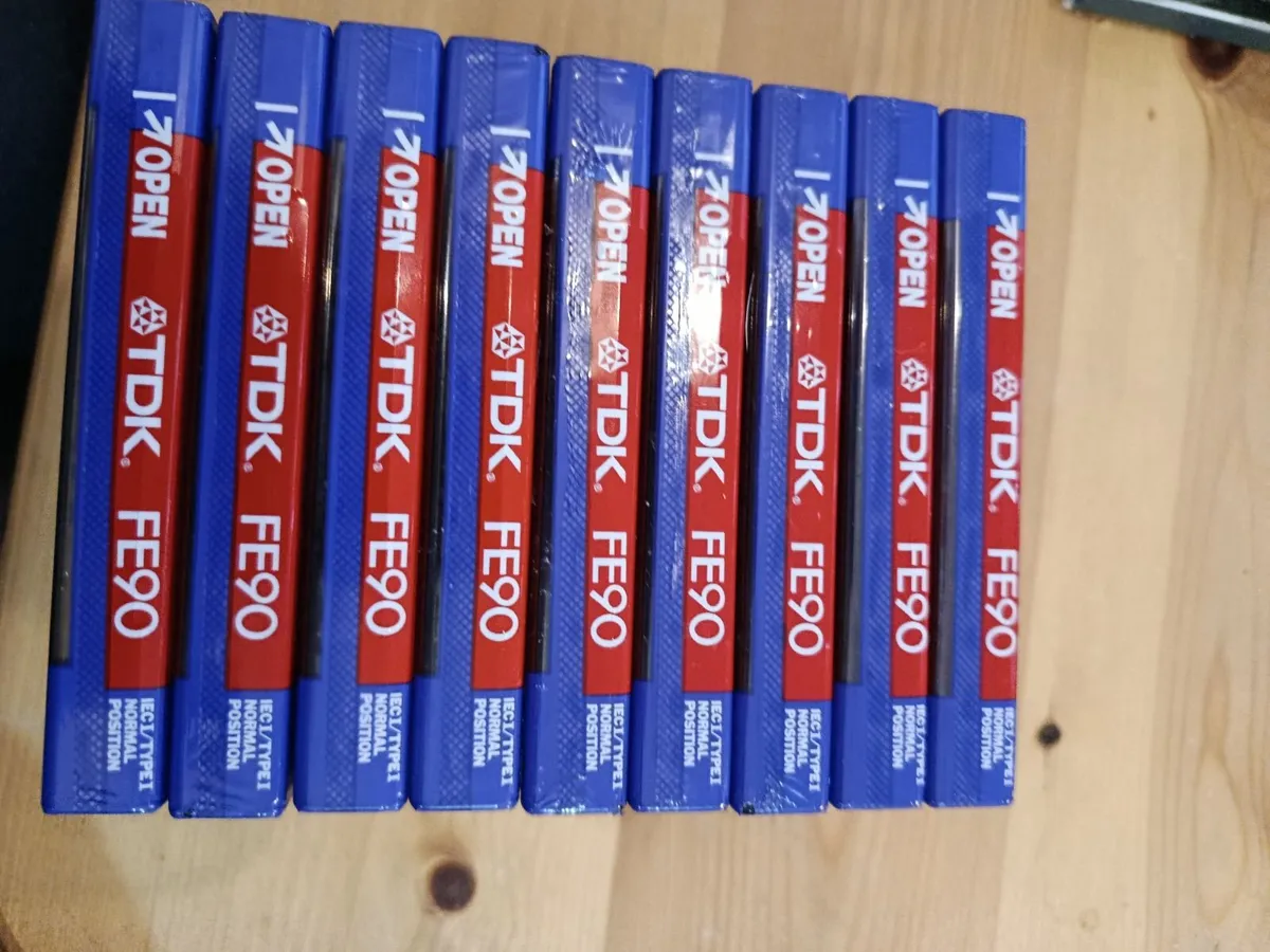 TDK FE90 Blank  Cassette Tapes - Image 4