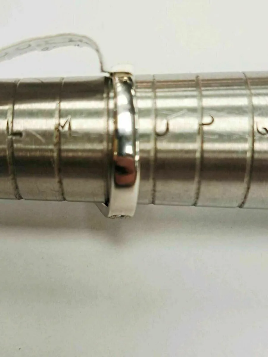 18K White Gold Diamond Sapphire - Image 4