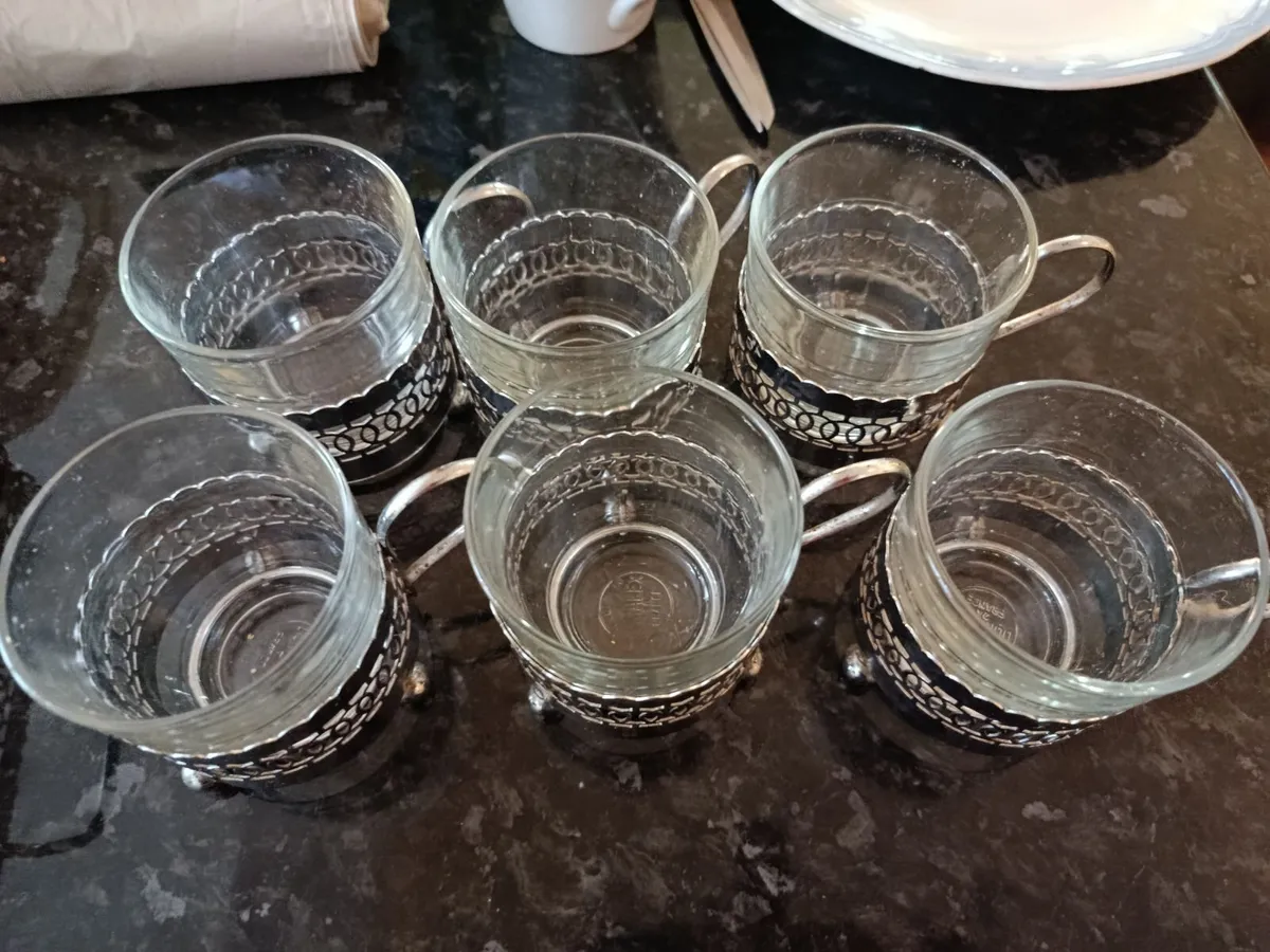 French Duralex coffee set silver plated - Image 2