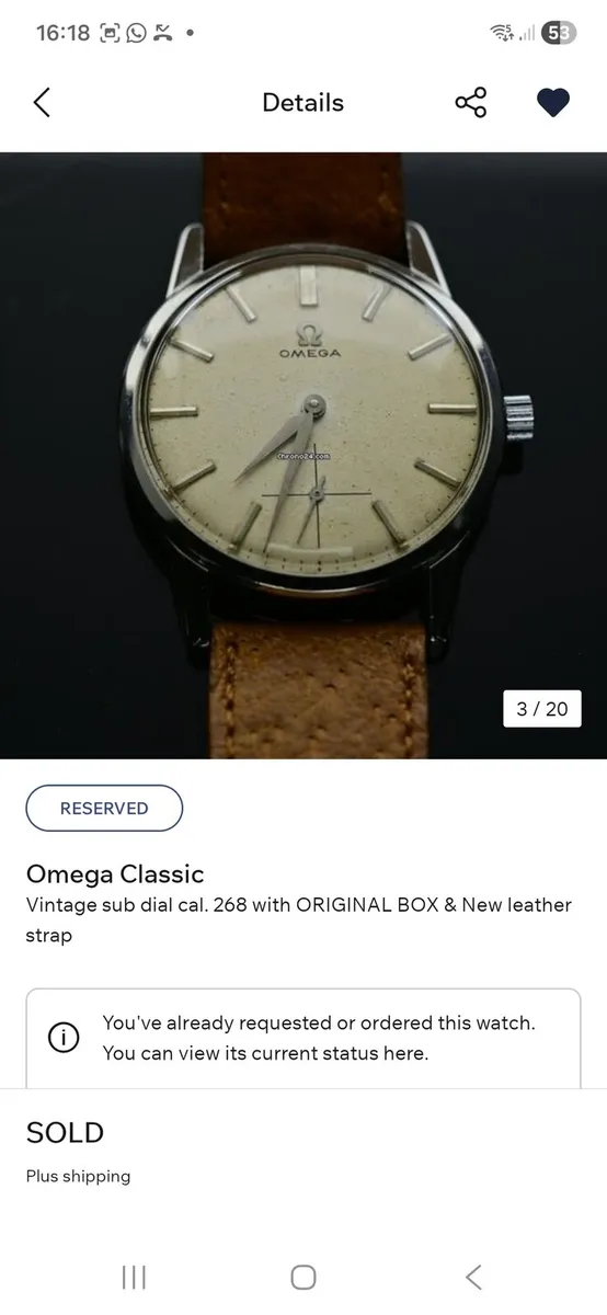 Omega watch vintage - Image 1