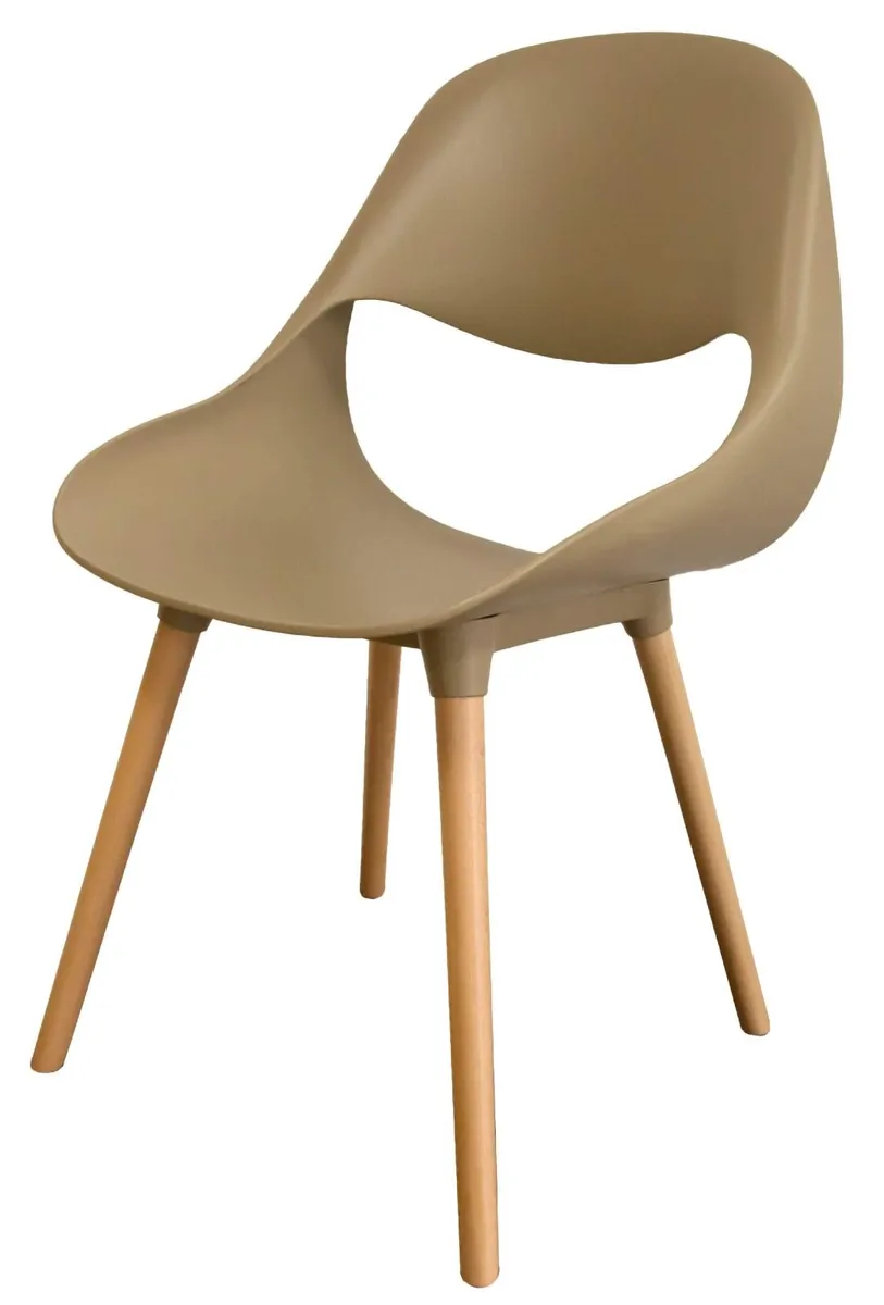 Cappuccino Chicago Polypropylene Chair - Image 1
