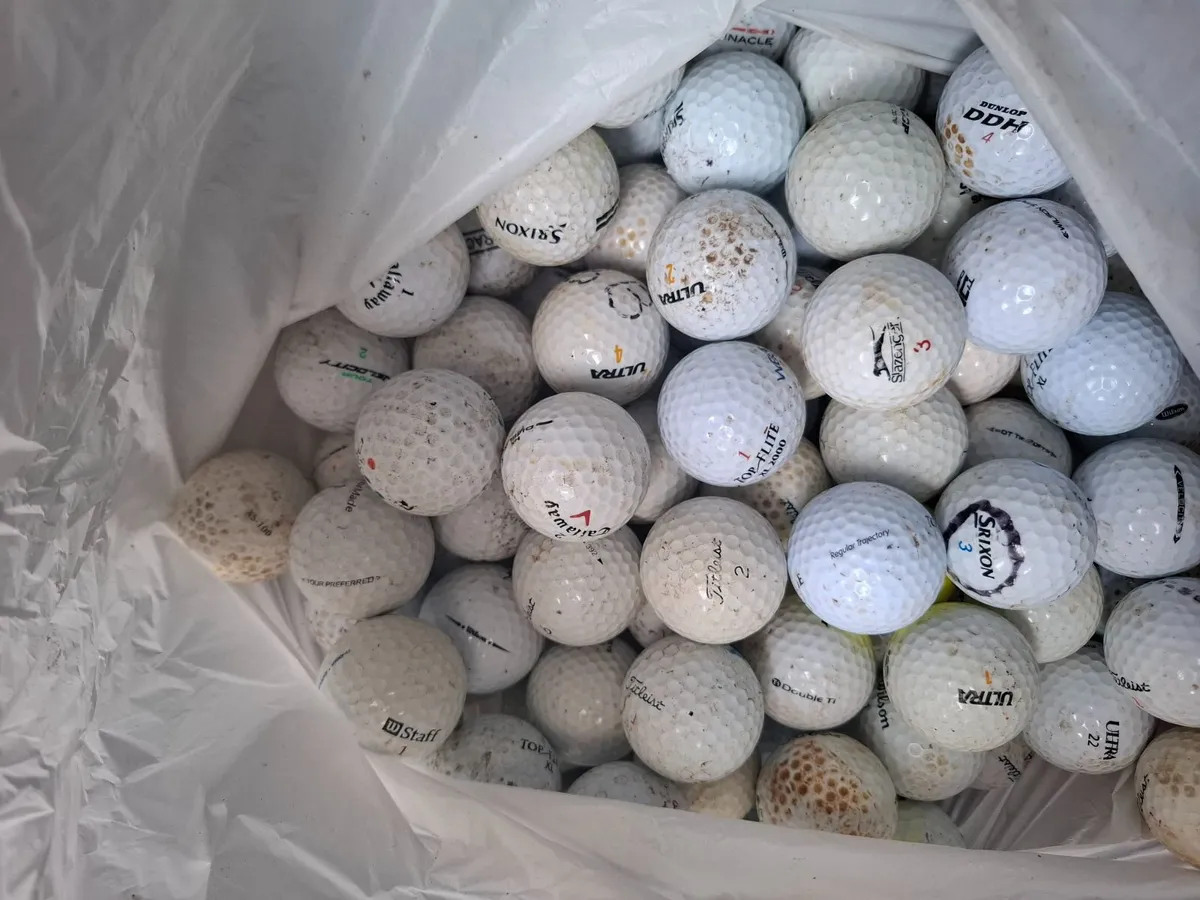 104 MIXED GOLF BALLS - FREE OF CHARGE