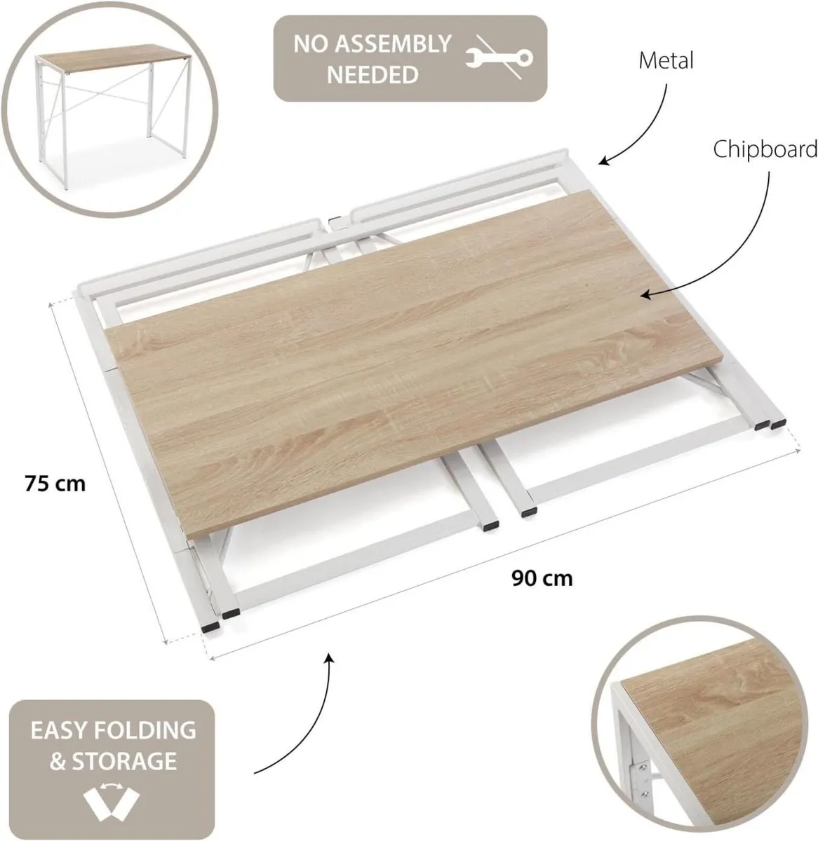 Jack Desk Table for the Computer Room or Study - Image 3
