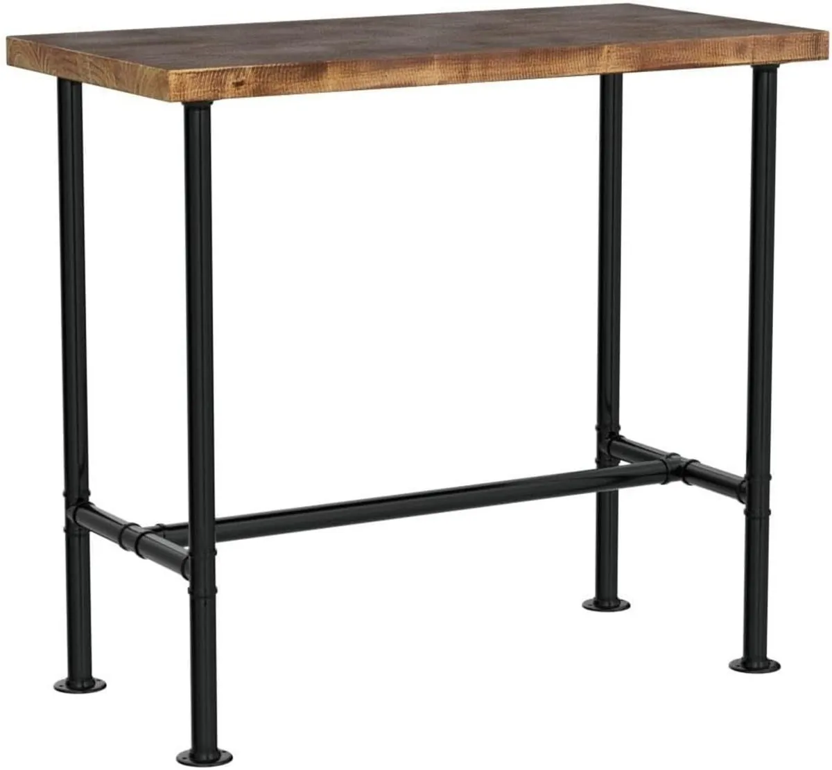 Industrial 41.3inch Height Bar Table Vintage Pipe - Image 4