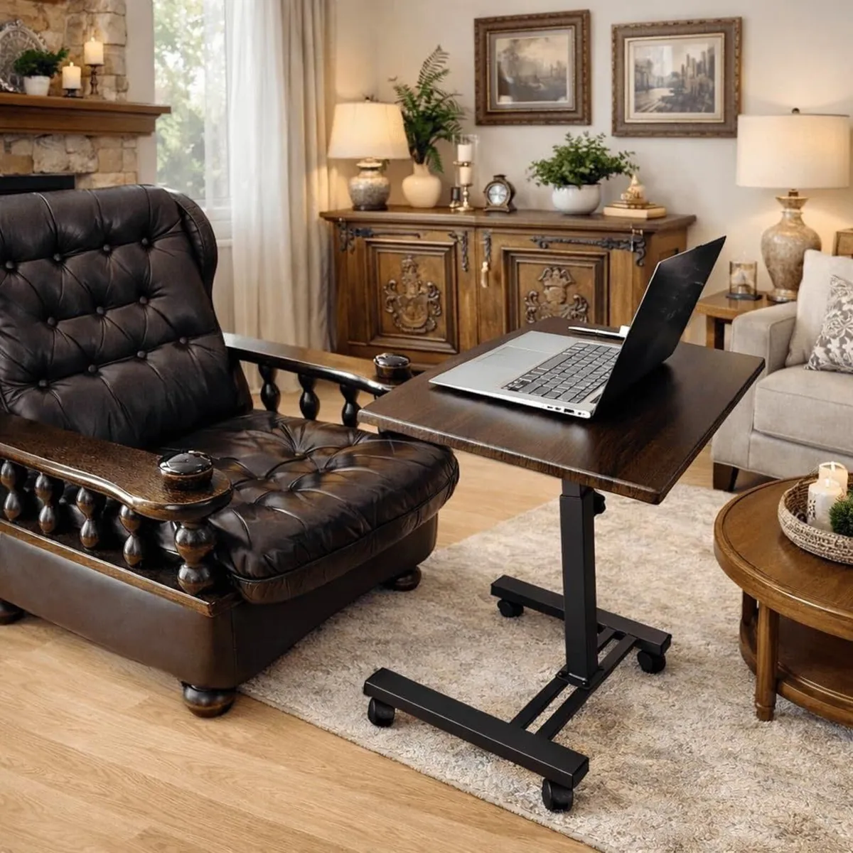 Salute Mobile Laptop Stand Desk Adjustable Height - Image 2