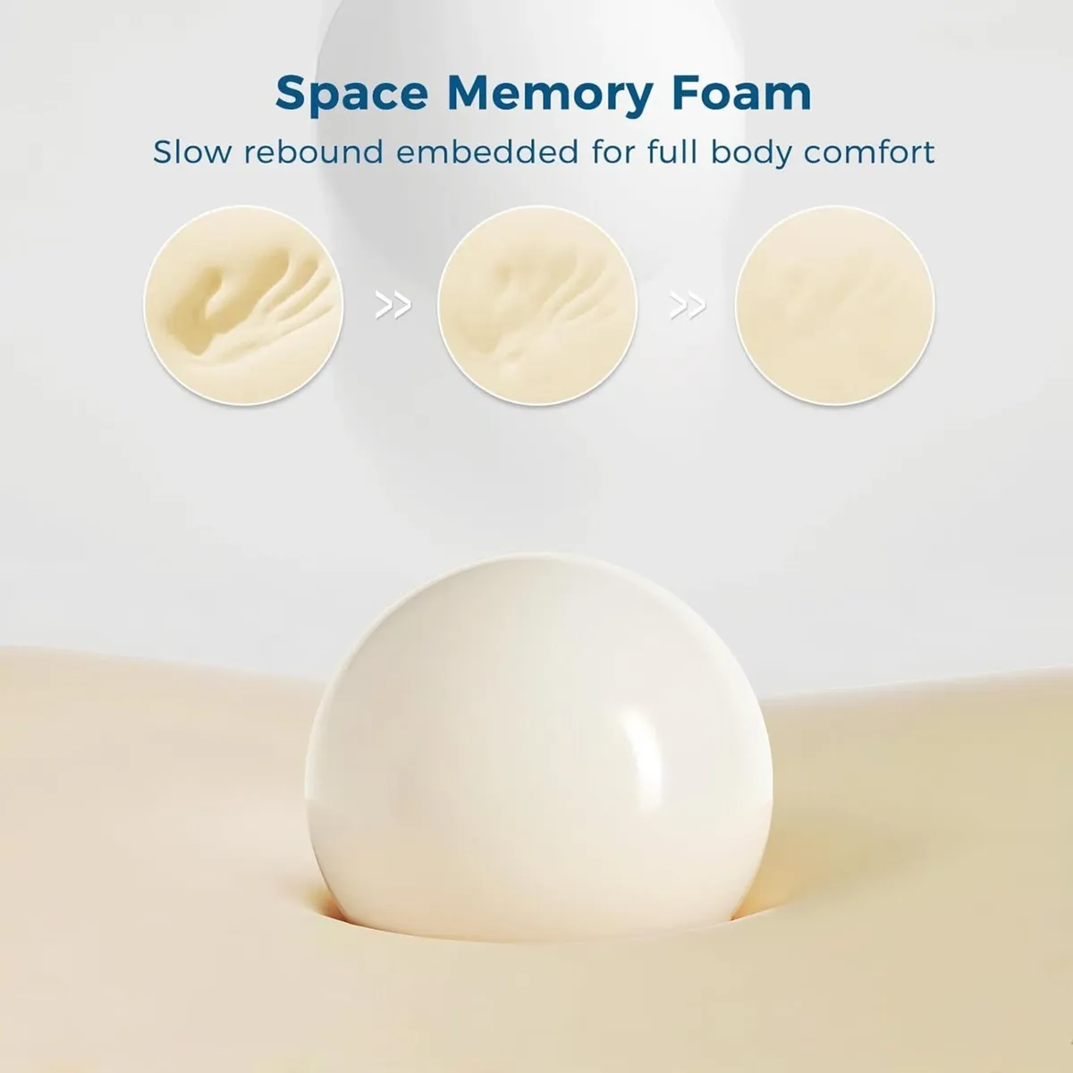 Small Double Mattress 12 Inch Memory Foam with - Image 4