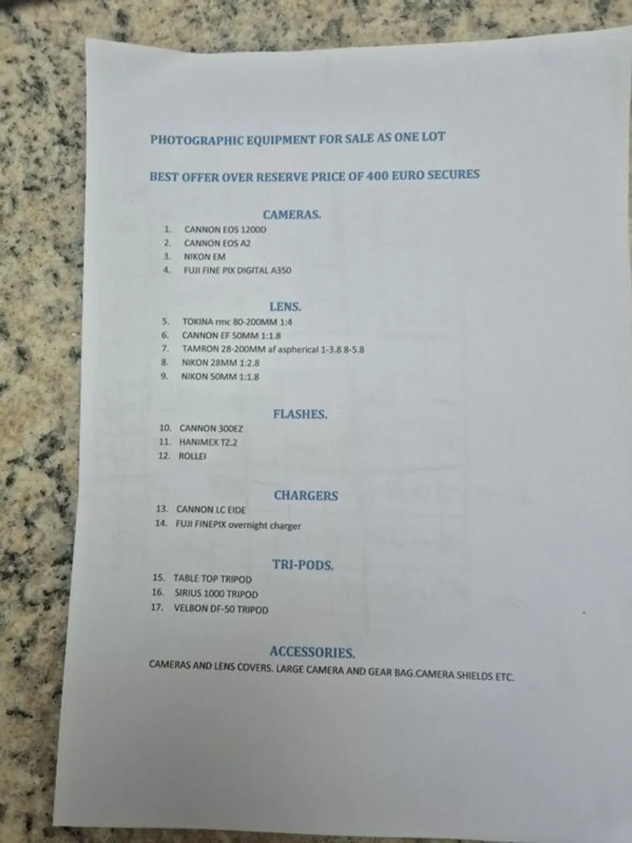 The complete photographer