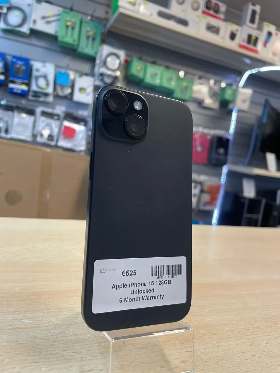 Apple iPhone 15 Black 128GB - Image 1