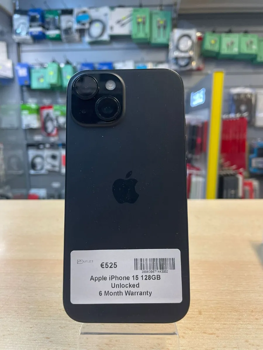 Apple iPhone 15 Black 128GB - Image 2