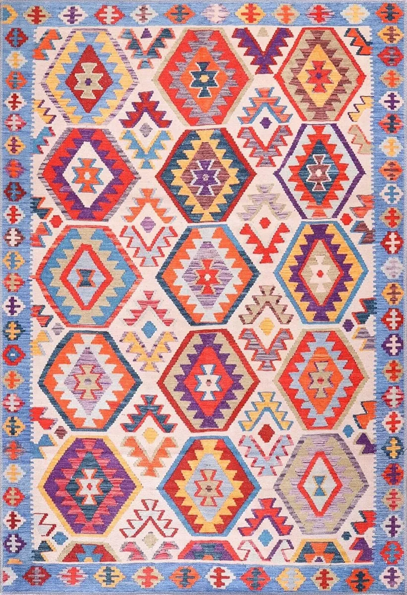 Washable Area Rugs for Living Room Traditional - Image 4