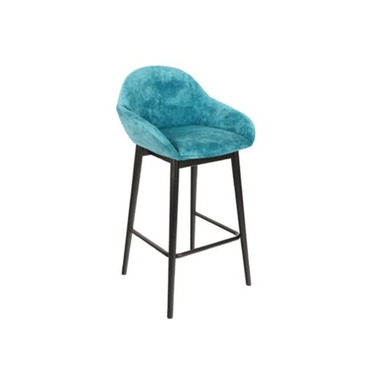 Azure Haven Armrest Stool - Image 1