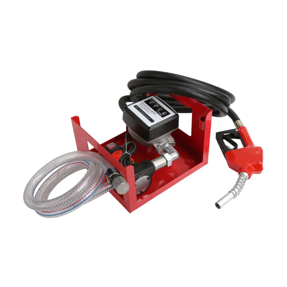 12V Diesel Fuel Pump with Flow Meter - Image 1