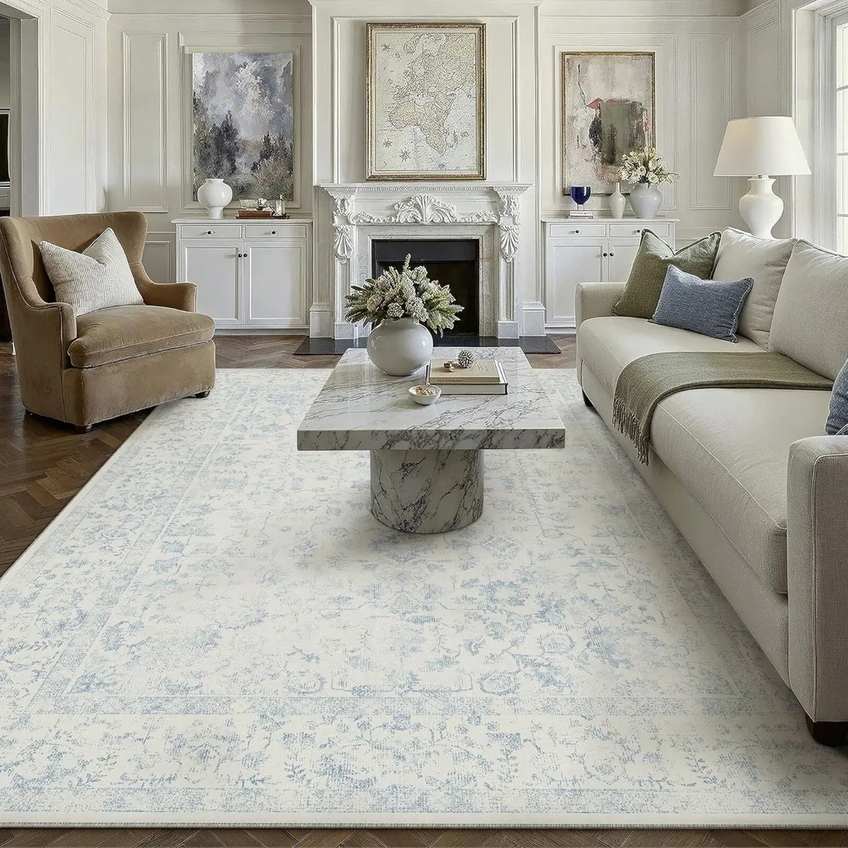 Rugs Living Room 200x300 cm Large Vintage - Image 1