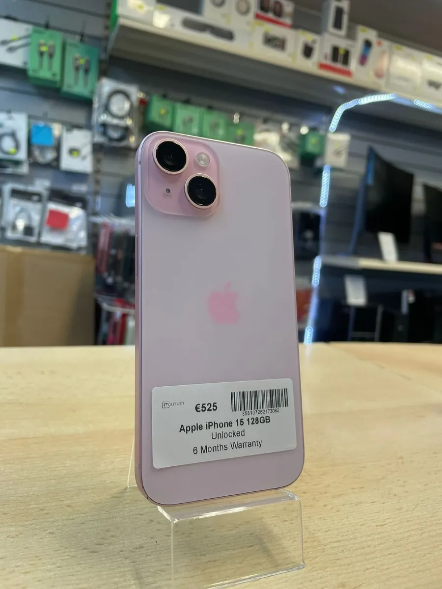 Apple iPhone 15 Pink 128GB - Image 1