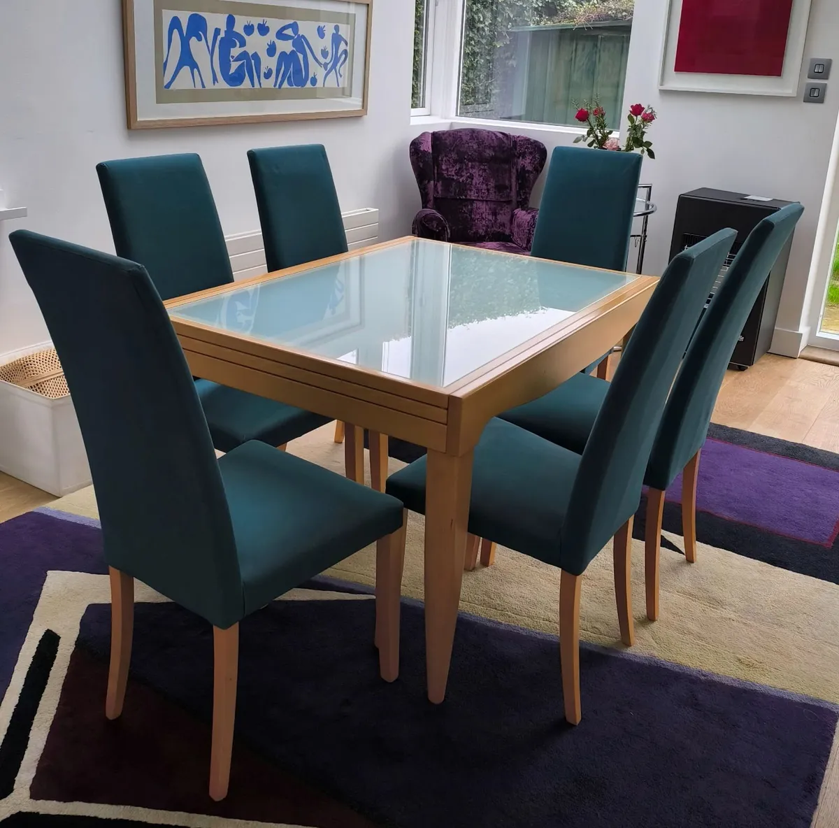 10 Matching Dining Chairs - Image 1