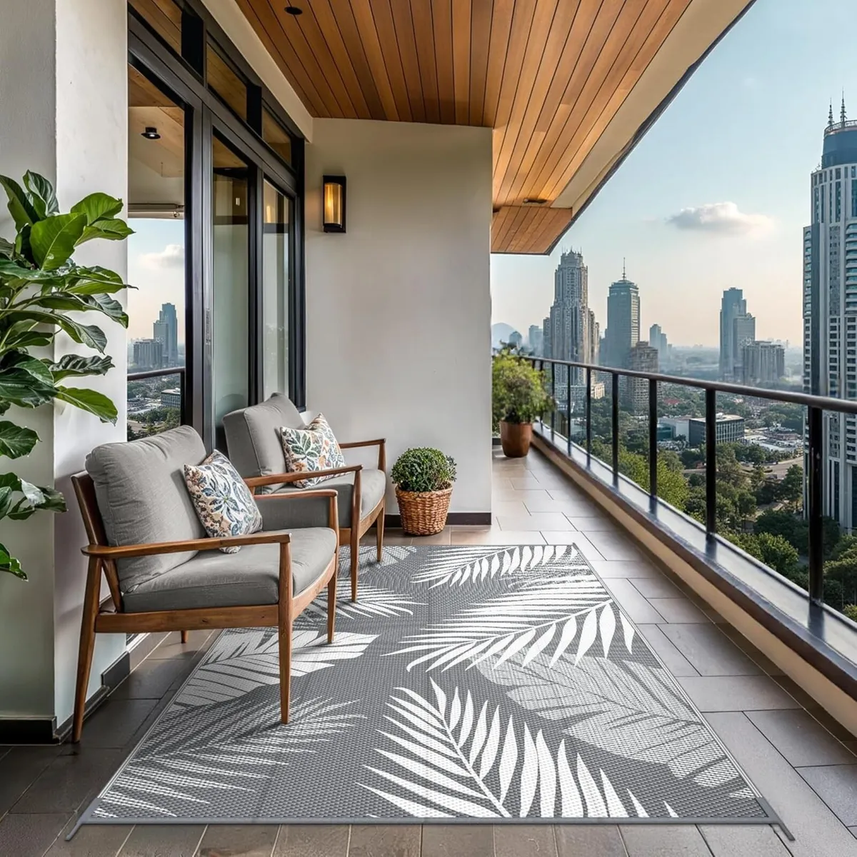 Outdoor Rug 240 x 300 cm – Extra Large Waterproof - Image 2