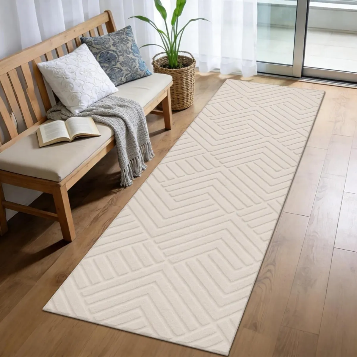 Runner Rugs for Hallway 80 x 300 cm Modern - Image 3