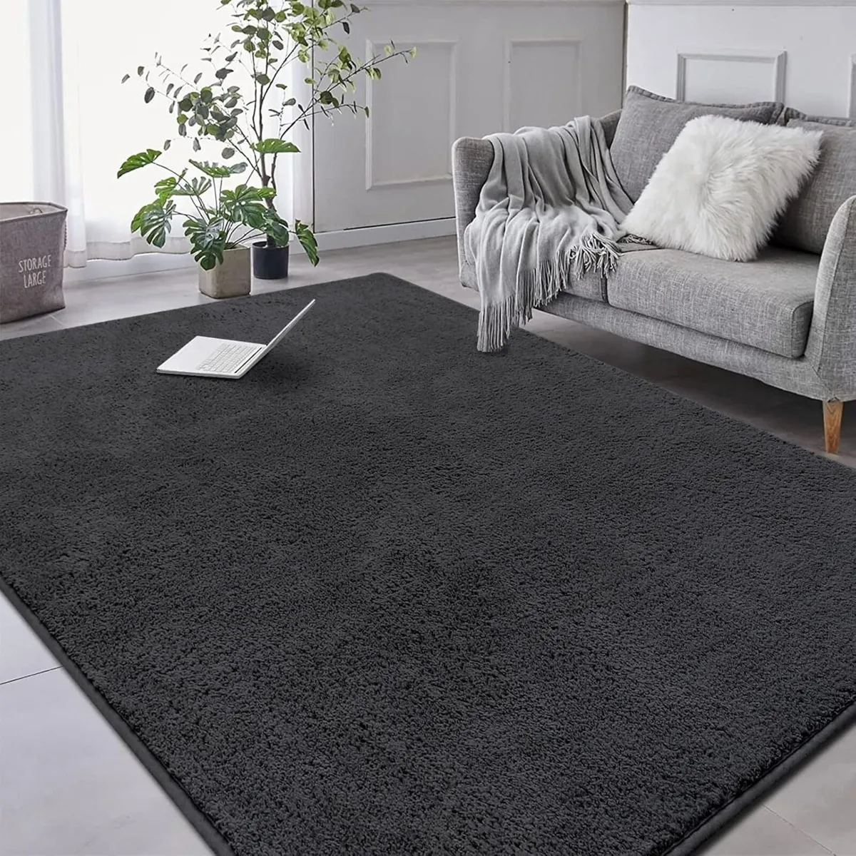 Large Rugs for Living Room 200x300 cm Microfiber - Image 1