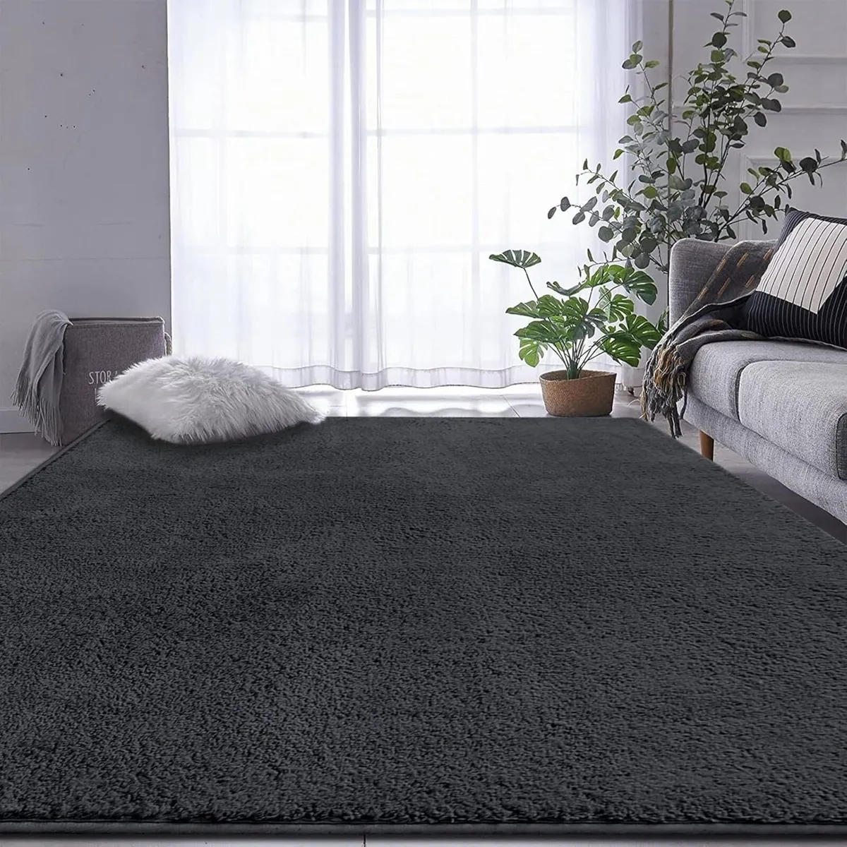 Large Rugs for Living Room 200x300 cm Microfiber - Image 2
