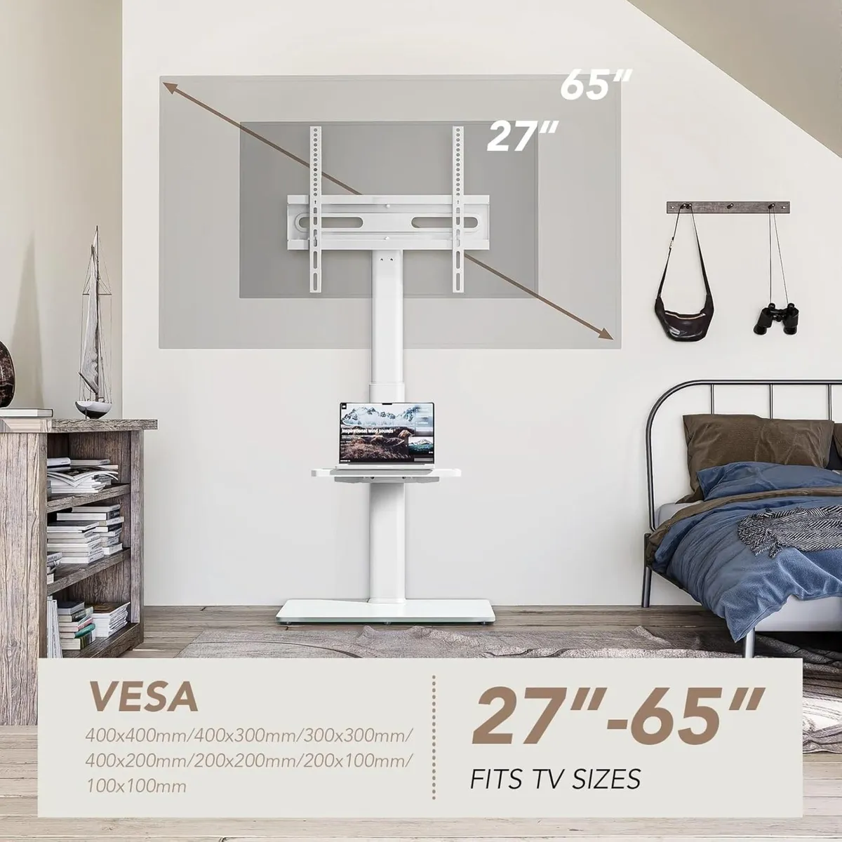 Universal Floor TV Stand with Mount 70 Degree - Image 4