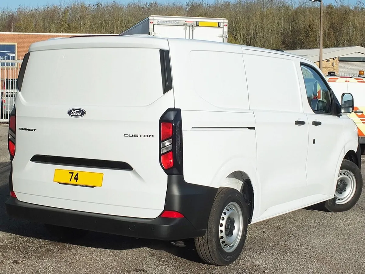 2024 White Ford Transit Custom Manual Panel Van - Image 2