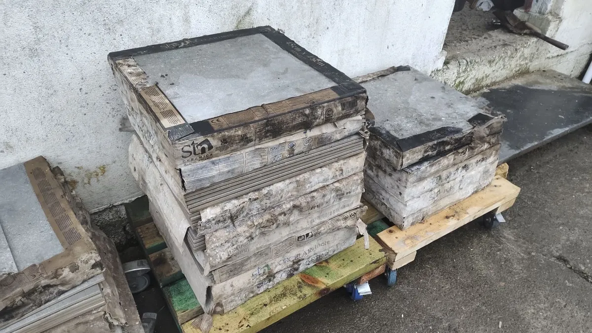 Amstel Anthracite Floor Tiles 45 x 45