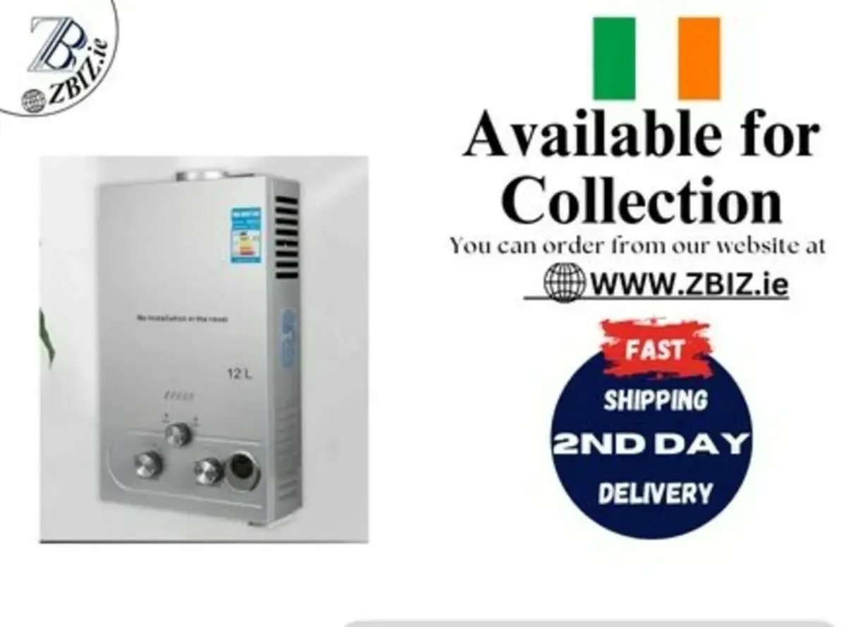 12L Tankless LPG Propane  Gas Water  For Caravan - Image 3