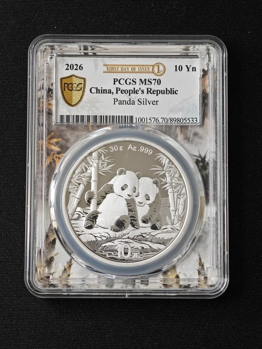 Silver Panda. First Day Issue 2026 , - Image 1