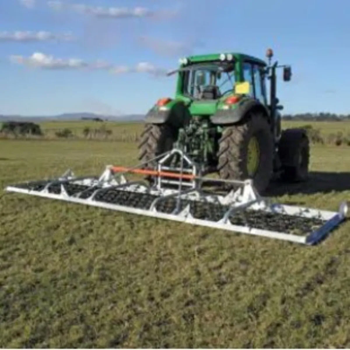 RITCHIE 6M MOUNTED GALV GRASS HARROW, NEW - Image 1