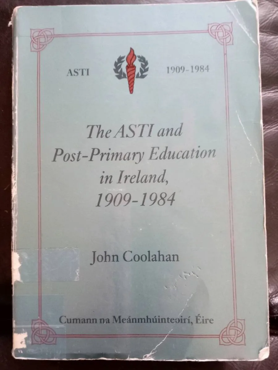 ASTI Post Primary Education Book 1909 1984 - Image 1