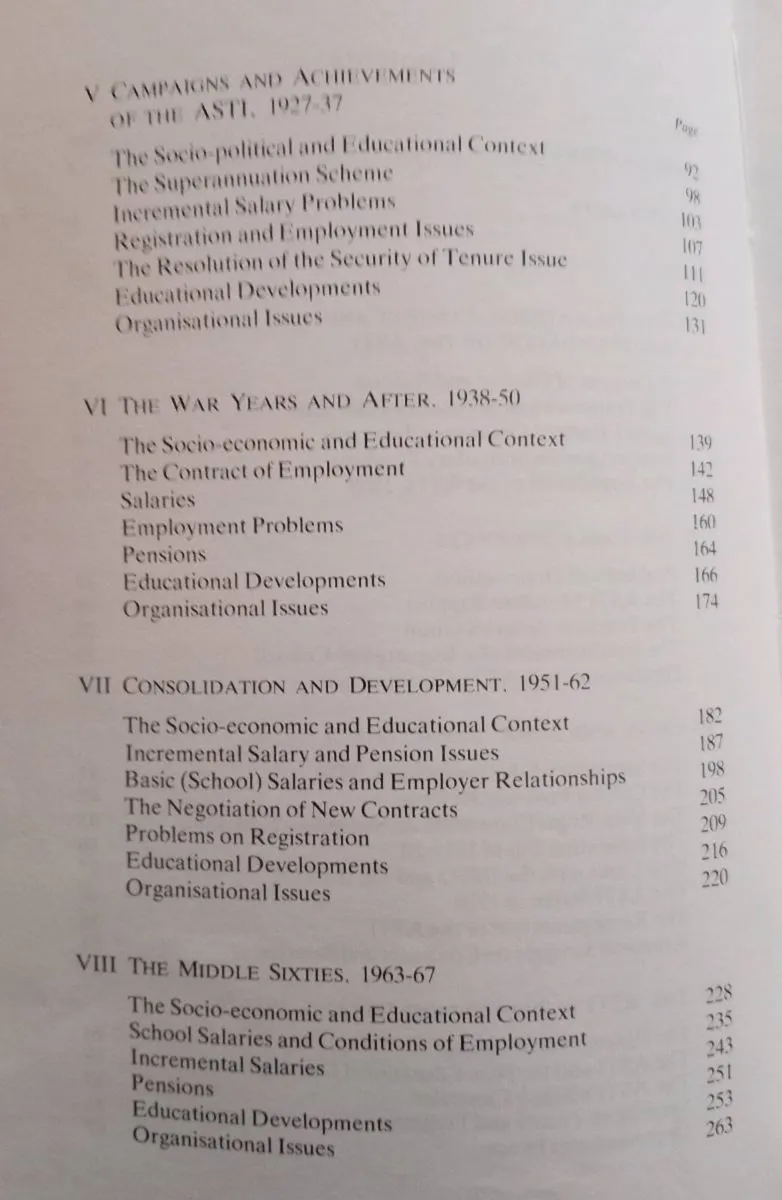 ASTI Post Primary Education Book 1909 1984 - Image 3