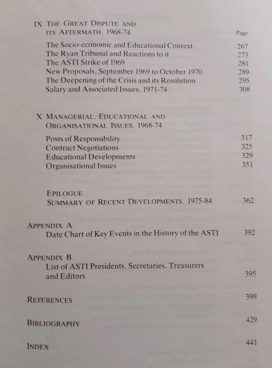 ASTI Post Primary Education Book 1909 1984 - Image 4